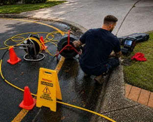 On-site drain inspection at a Cremorne property