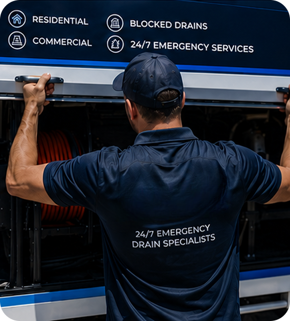 Licensed blocked drain plumber servicing a Cremorne home